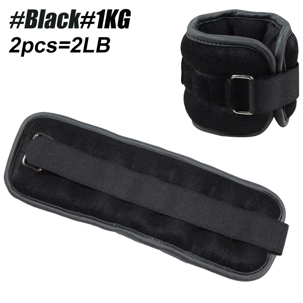 1 Pair Ankle Wrist Weights for Men and Women, (0.25Kg/0.5Kg Each Pack) Leg Arm Wrist Weights with Adjustable Strap for Fitness