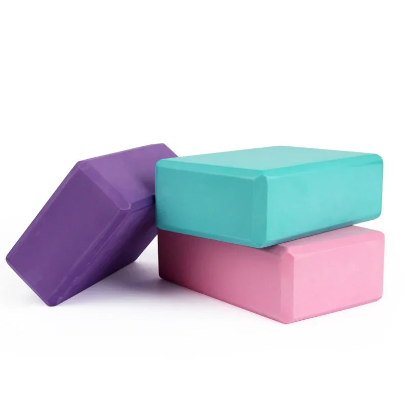 EVA Foam Yoga Block Props Brick Gym Pilates Yoga Column Back Exercise Bodybuilding Fitness Sport Workout Equipment for Home