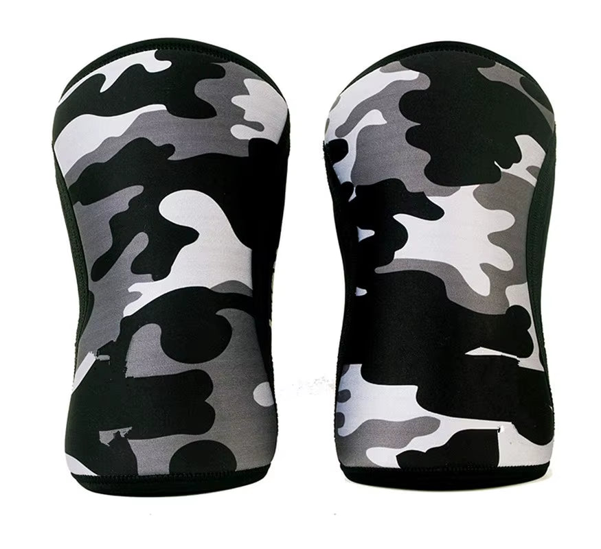 7Mm Weightlifting Crossfit Powerlifting Gym Knee Squat Sleeves Neoprene Compression Knee Pads Protector Support for Powerlifting