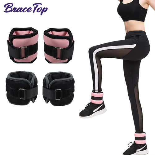 1 Pair Ankle Wrist Weights for Men and Women, (0.25Kg/0.5Kg Each Pack) Leg Arm Wrist Weights with Adjustable Strap for Fitness