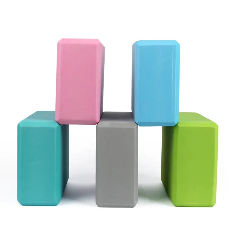 EVA Foam Yoga Block Props Brick Gym Pilates Yoga Column Back Exercise Bodybuilding Fitness Sport Workout Equipment for Home